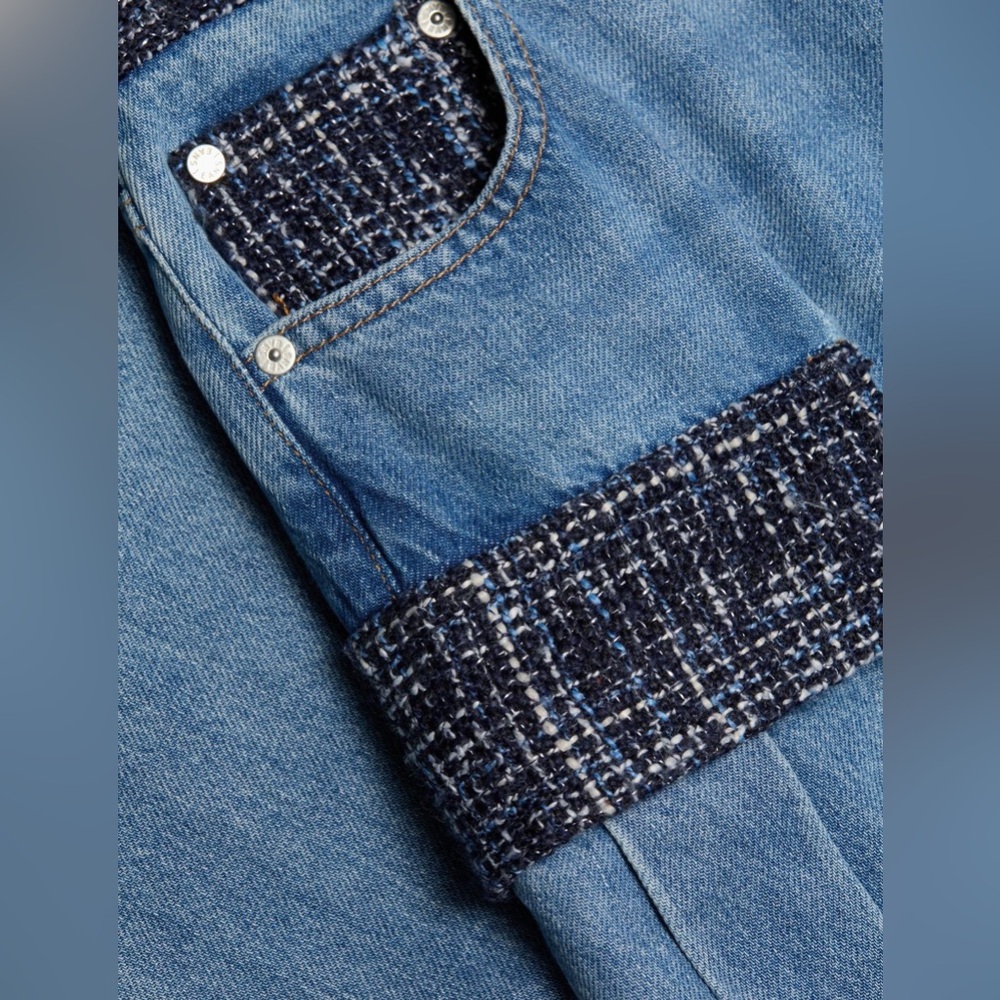 Alice + Olivia Cay Baggy Denim Cargo Jeans - Picture 8 of 9